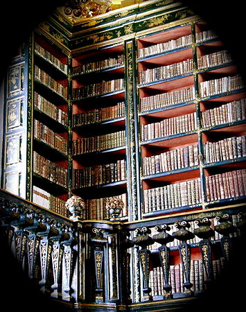 Bibliothek in traditioneller portugiesischer Universität 