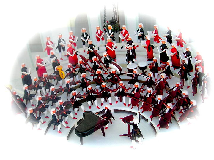 venedig murano glas orchester