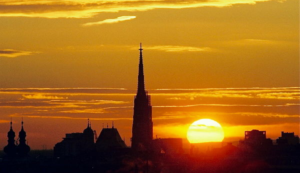 wien st. stephan morgen sonnenaufgang