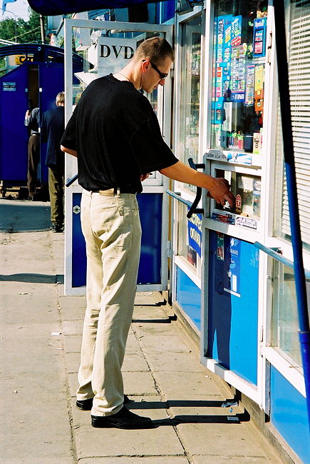 Kiosk in Moskau