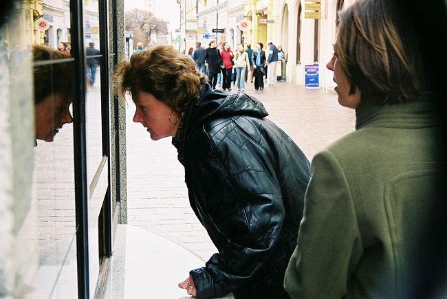 Kiosk in slowakischer Stadt