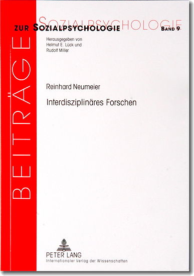 Reinhard Neumeier: Interdiszplinaeres Forschen
